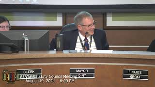 Wausau City Council Meeting Pt2  81924 [upl. by Gayle521]