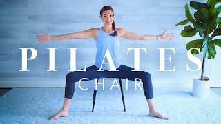 Chair Pilates for Seniors amp Beginners  Gentle Pilates Workout with Stretching [upl. by Seuqram]