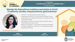 Manejo de dispositivos médicos asociados a Covid Catéteres sondas traqueostomía gastrostomía [upl. by Tali]