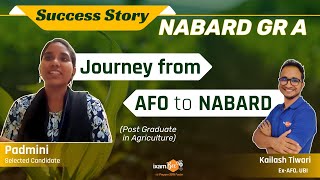 NABARD Grade A 2023 Success Story  Journey from AFO to NABARD Grade APostgraduate in Agriculture [upl. by Korwin]