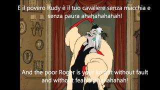 101 Dalmatians  Cruella De Vil SampT Italian [upl. by Derian]