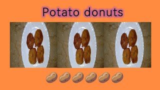 Potato donuts recipe delicious  crispy easy amp simple jugnoothelight [upl. by Eigna]