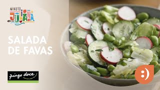 Salada de Favas com Rabanetes  Receitas Minuto Juliana  Pingo Doce [upl. by Woodford]