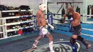 Donald Cerrone and Joe Schilling sparring [upl. by Nomyad]