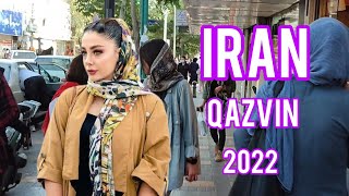 Iran 🇮🇷  walking in Khayam Qazvin 2022 [upl. by Assenay889]