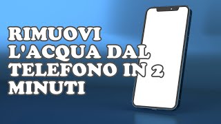 Suono per Rimuovere Velocemente Lacqua dal Telefono [upl. by Fredela]