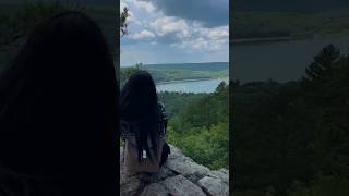 Breathtaking views at Devils Lake State Park Wisconsin  Hiking trails ⛰️⛰️ [upl. by Nala]