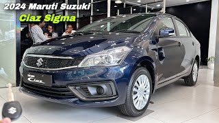 Maruti Suzuki Ciaz Sigma 2024 Price amp Features ❤️ 2024 Ciaz Base Model [upl. by Stier540]