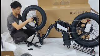 How to Assemble the KF9 Electric Bike – Video 1 [upl. by Kristos]