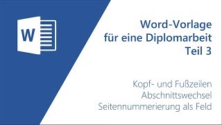 Vorlage für eine Diplomarbeit 33 [upl. by Kathie38]