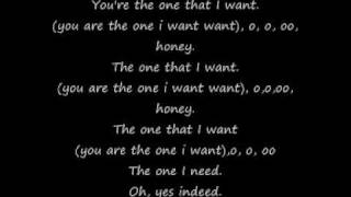 Grease  Youre The One That I Want  Lyrics [upl. by Acinok]