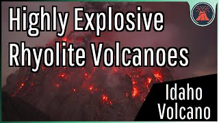 Idahos Highly Explosive Rhyolite Volcanoes 1000 Foot High Lava Domes [upl. by Hosfmann85]