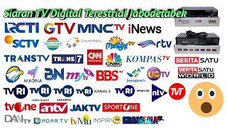 Update Siaran TV Digital Terestrial Jabodetabek DVB T2 49 Channel Sudah Ada MNC Group 😁👍 [upl. by Mathia]