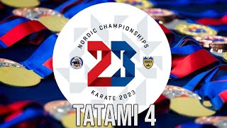 Tatami 4 Nordiska Mästerskapen 2023  KarateSweden [upl. by Lizabeth]