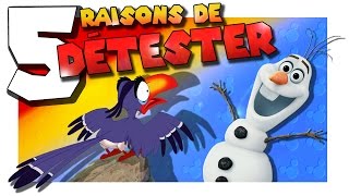 5 RAISONS de DETESTER La REINE des NEIGES [upl. by Adnuhsed250]