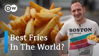 What’s the secret of Belgian Fries  Europe’s Best Street Food [upl. by Akinuahs]