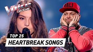 💔 EMOTIONAL HEARTBREAK songs on The Voice [upl. by Veleda]