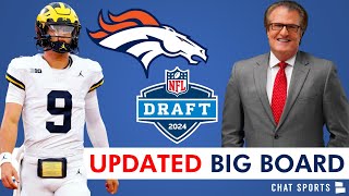 Denver Broncos Draft Targets Via Mel Kipers Updated 2024 NFL Draft Big Board [upl. by Eeniffar]