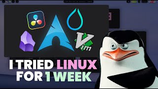 I tried Linux for a week it was terrible but amazing [upl. by Premer]