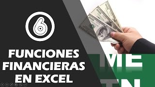 Funciones Financieras en Excel  Función TASA y VF  Capítulo 6 [upl. by Quartis]