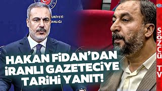 Hakan Fidandan İranlı Gazetecinin Sorusuna Tarihi ABD Cevabı Onların Durduğu Yer [upl. by Girvin]