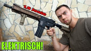 BESTES SOFTAIR GEWEHR  Review und Test schießen  Bolt B4 MK18 Hellfire elektrisch [upl. by Kalle]