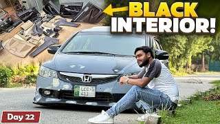 Modifying Honda Civic in 30 Days Day 22 ft Interior Mods [upl. by Eiliab]