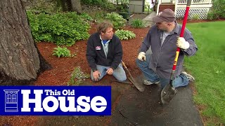 How to Repair an Asphalt Walkway  This Old House [upl. by Eitak]