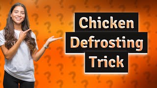 How do you defrost chicken in the air fryer [upl. by Imena]