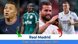 🤯 Las Altas Y Las Bajas Del Real Madrid en 2024 🔥 [upl. by Archibaldo]