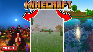 Top 5 Shaders Realistas para MCPE 120  12073   SHADERS PARA MINECRAFT BEDROCK 🌿 [upl. by Aural]