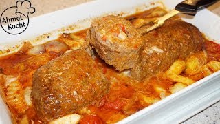 Hackbraten mit Gemüse  Ahmet Kocht  kochen  Folge 382 [upl. by Anirbas265]