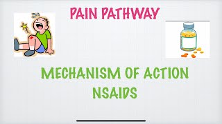 Pain Pathway amp Mechanism of action of NSAID’s [upl. by Mortensen]