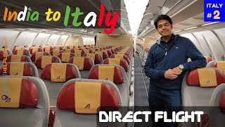 Alitalia Delhi to Rome Nonstop  Rome Airport Immigration Schengen Visa Tourist Sim Transfer [upl. by Nylatsirhc]