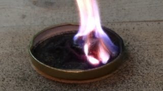 Potassium Permanganate and Glycerol Glycerin fire [upl. by Cohberg]