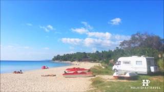 Akti Kalogrias Beach in Sithonia Halkidiki [upl. by Llertnad]