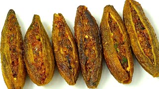 Stuffed Karela  Sanjeev Kapoor Khazana [upl. by Remmus321]