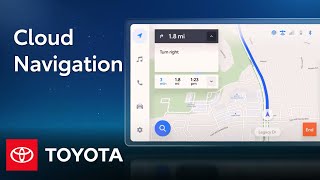 How To Cloud Navigation on Toyotas New Audio Multimedia System  Toyota [upl. by Jaquelin]