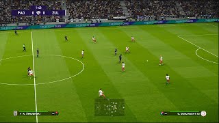 PAOK vs Royale Union SaintGilloise 13072024 Club Friendlies PES 2021 [upl. by Elem]