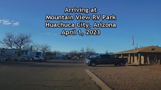 Quail Ridge RV Resort Huachuca City AZ Arrival video 4123 rvlife rv garyavids [upl. by Ellered612]