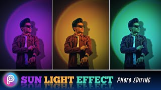 Viral Sun Light Effect Photo Editing  Light Portrait Photo Editing In Picsart [upl. by Inge]