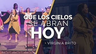 QUE LOS CIELOS SE ABRAN HOY  New Wine COVER  Virginia Brito ft Ministerio Juda [upl. by Sanoy]