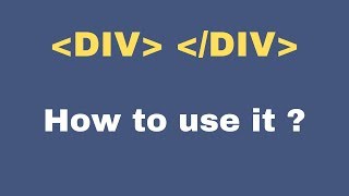 How to use div with css class in html [upl. by Ylahtan]