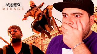 SAIU GAMEPLAY DE ASSASSIN’S CREED MIRAGE COM MUITO PARKOUR RAÍZ TOTAL [upl. by Ahsenauq60]