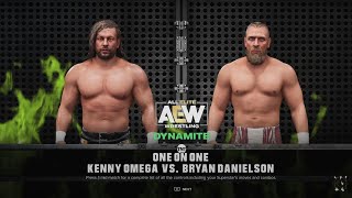 WWE 2K24  Kenny Omega vs Bryan Danielson  Gameplay 4K UHD [upl. by Wickham]