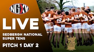 LIVE RUGBY SEDBERGH NATIONAL SUPER TENS 2022  PITCH 1 DAY 2 [upl. by Eaj13]