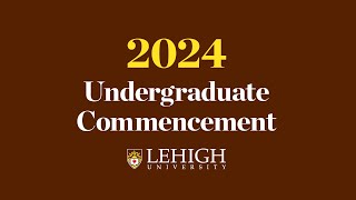 2024 Undergraduate Commencement Ceremony [upl. by Severson523]