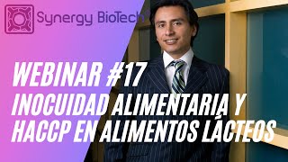 Webinar 17 Inocuidad alimentaria y HACCP en lácteos [upl. by Ssilem]