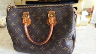 HOW TO FOLD LOUIS VUITTON SPEEDY 25 BAG [upl. by Oderfliw]