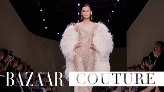 Best of the haute couture fashion shows autumnwinter 2024  Bazaar UK [upl. by Lehcem322]